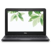 Dell 11'' HD IPS Chromebook, Intel Celeron Processor Up to 2.40GHz, 4GB Ram, 16GB SSD, Super-Fast WiFi, Chrome OS, Dale Black