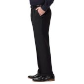 Haggar Premium Comfort Classic Fit Pleated Black Pant