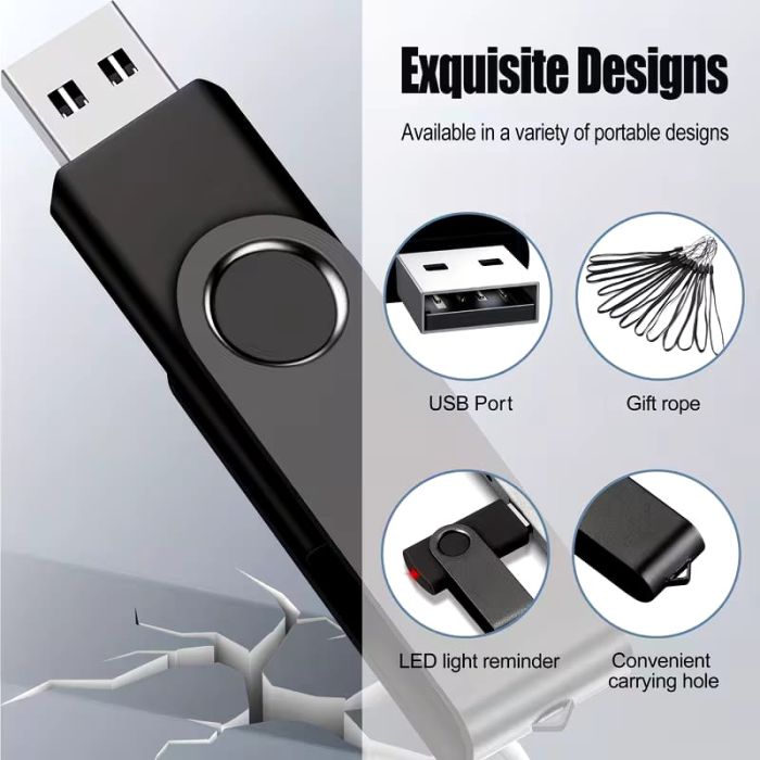 Classic Swivel USB Flash Drive – 16GB
